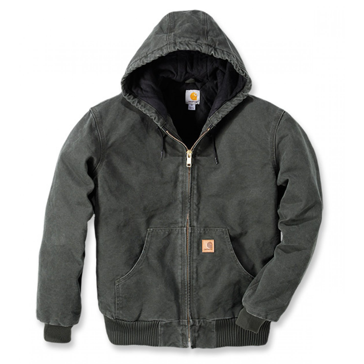 Carhartt men's quilted flannel sales lined sandstone active jacket j130