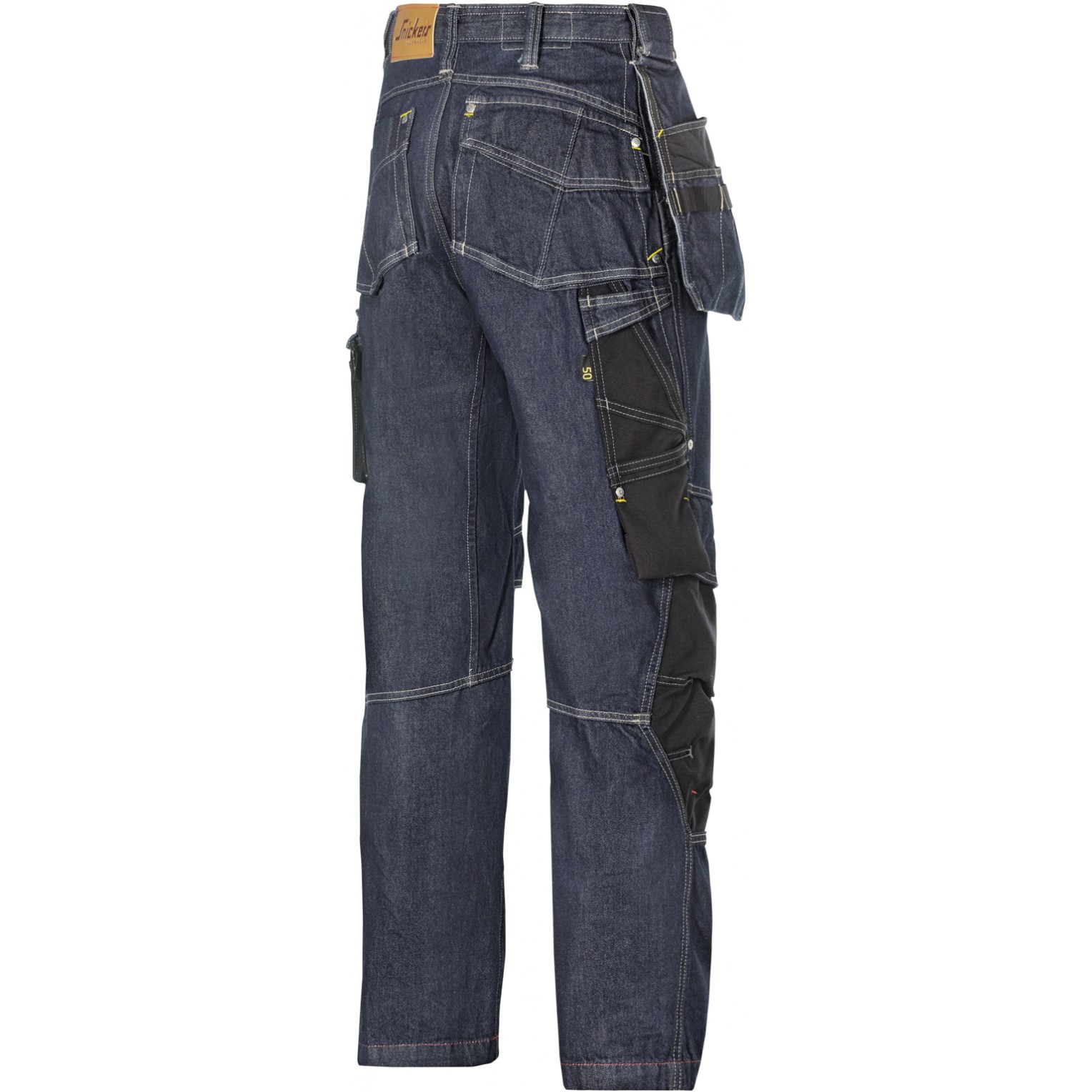 Hantverksbyxa med h lsterfickor Denim 3255 K p Snickers Workwear