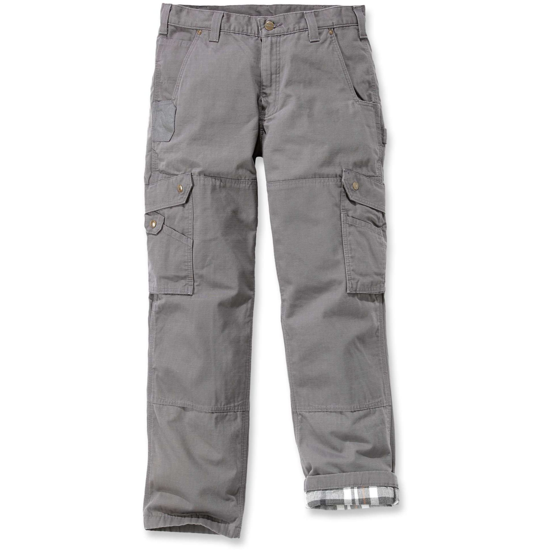 102287 Ripstop Cargo Work Pant Flannel Lined Köp Carhartt