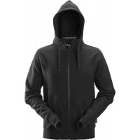 Hoodie, hellång dragkedja