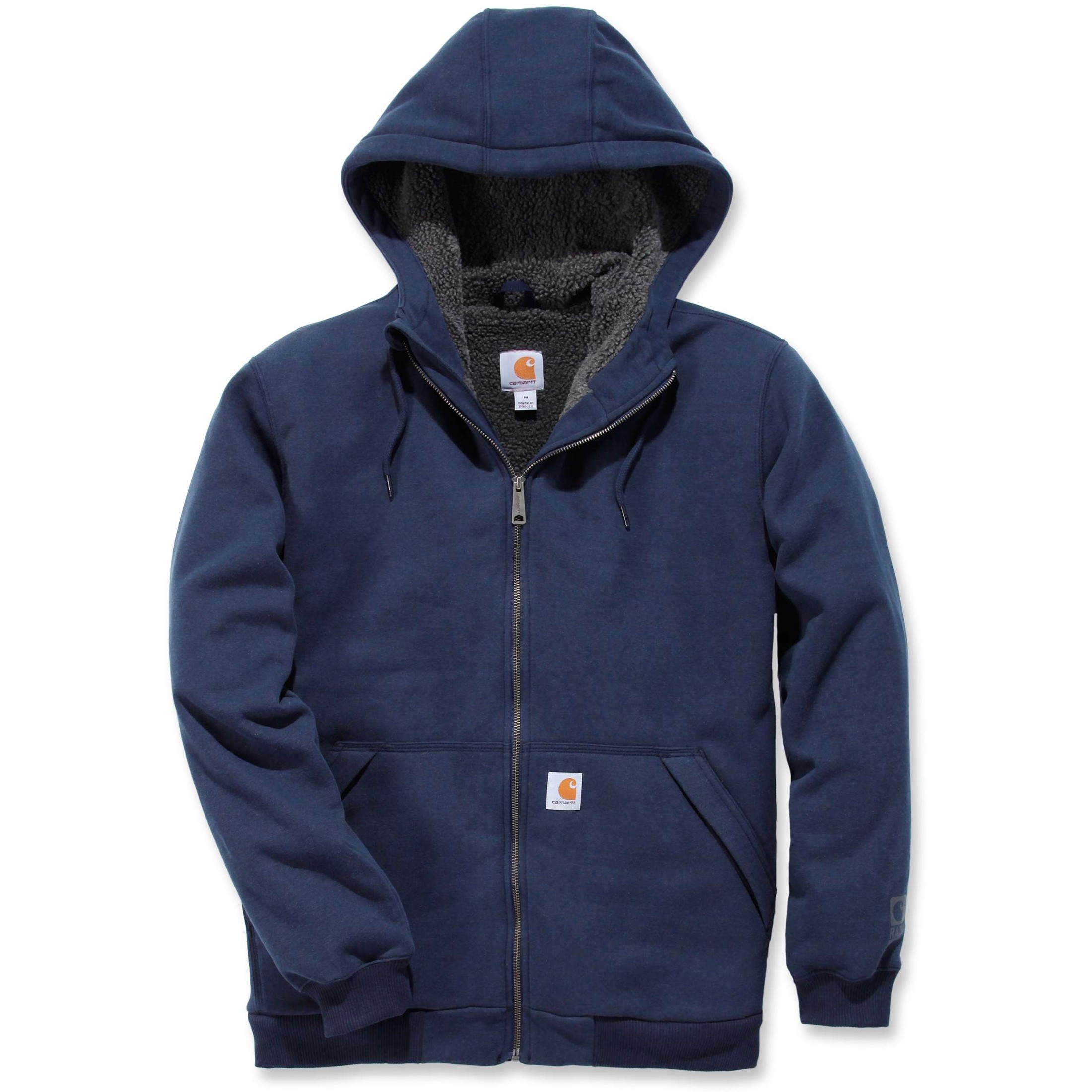 Sherpa lined Midweight Full zip Sweatshirt 103308 Kop Carhartt