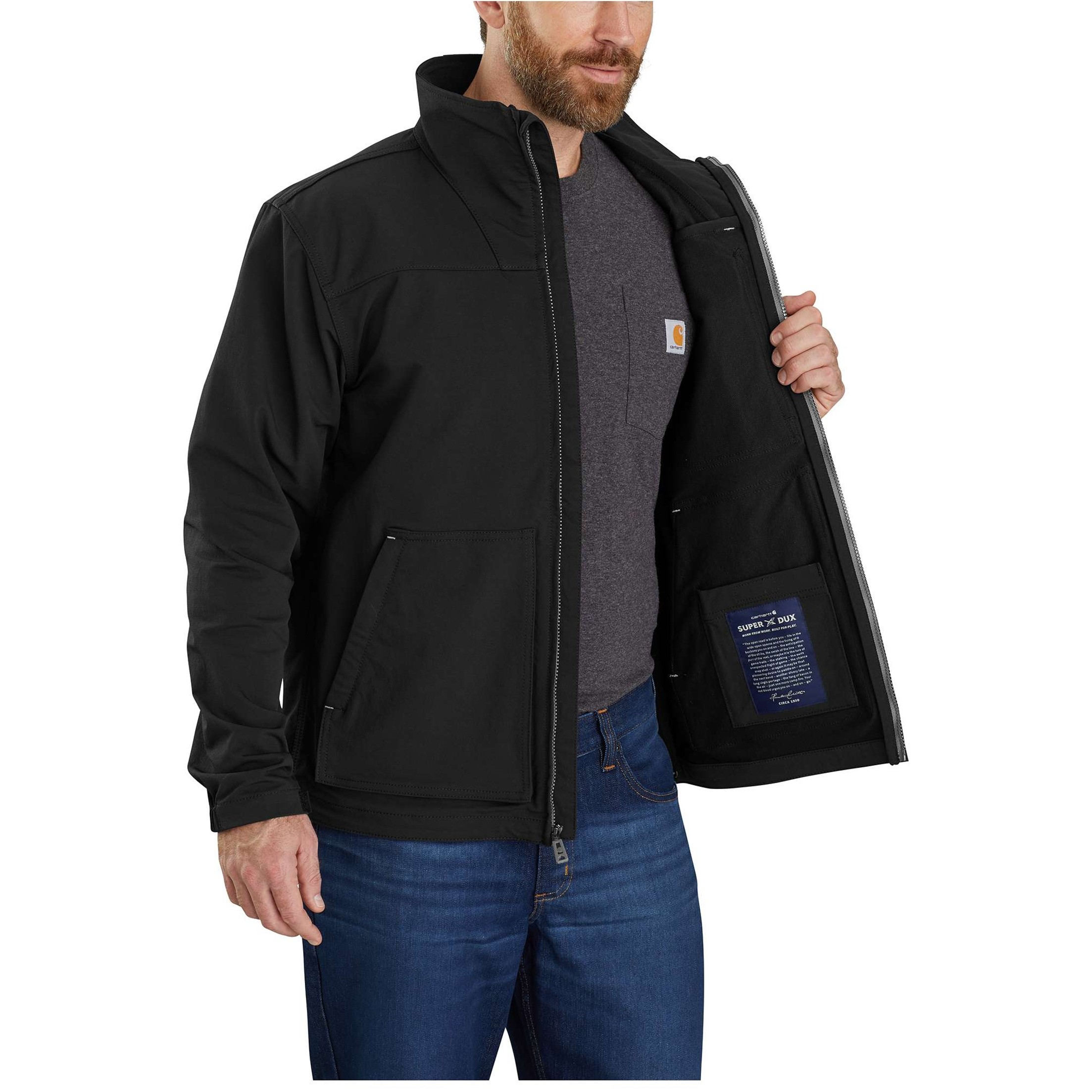 Super Dux Mock neck Jacket 105342 Kop Carhartt