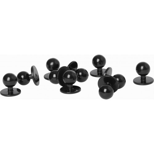 Stud buttons 10-pack