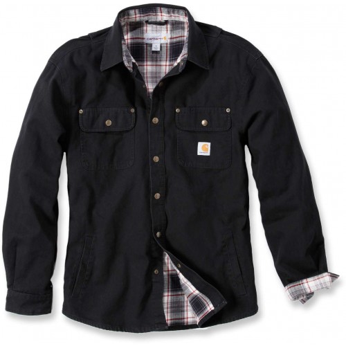 Weathered Canvas Shirt Jacket