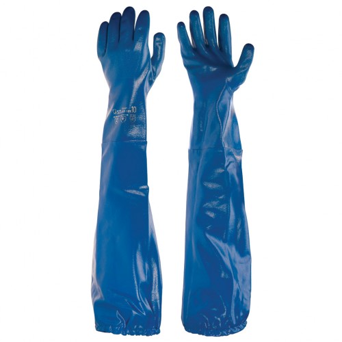 Kemikalieresistenta handskar i nitril 6 par