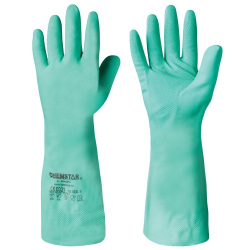 Kemikalieresistenta handskar i nitril Chemstar® 12 par