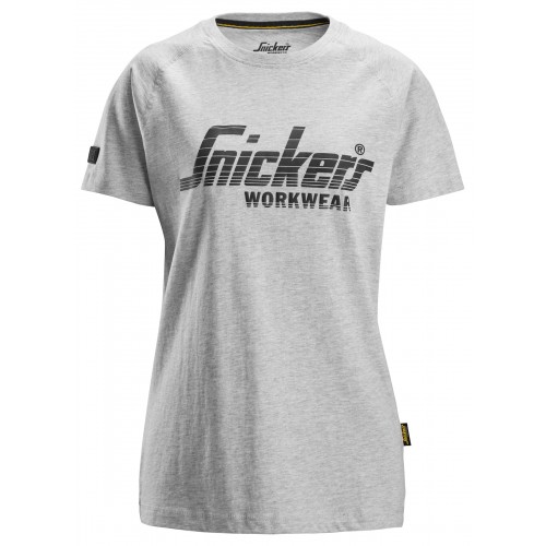 T-shirt med logo, dam