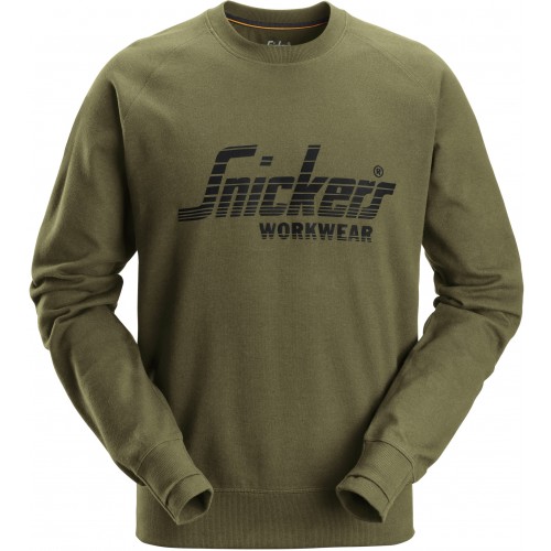 Sweatshirt med logo