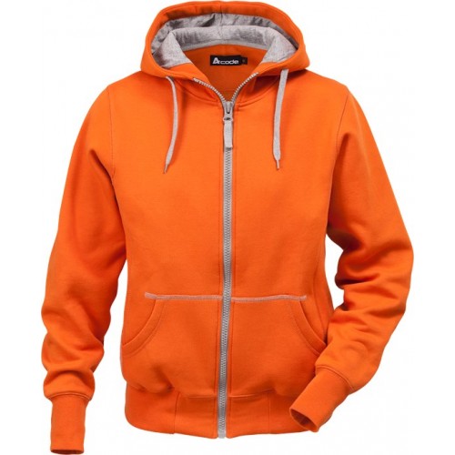 Acode sweatshirt-jacka med huva 1746 DF, dam