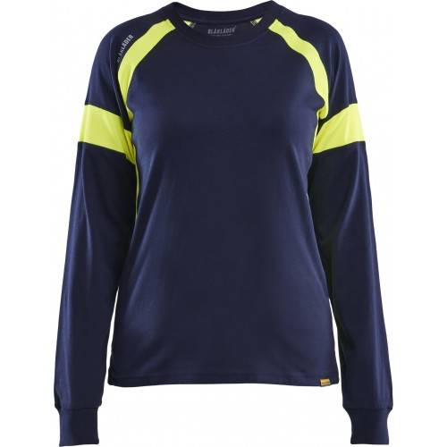 3521 Långärmad T-shirt med Varsel Dam