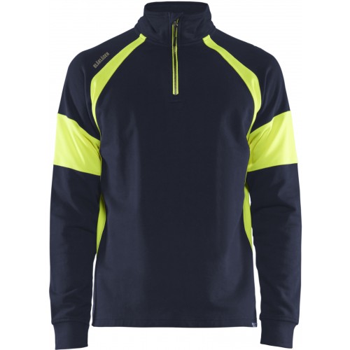 Sweatshirt Med Varselpartier