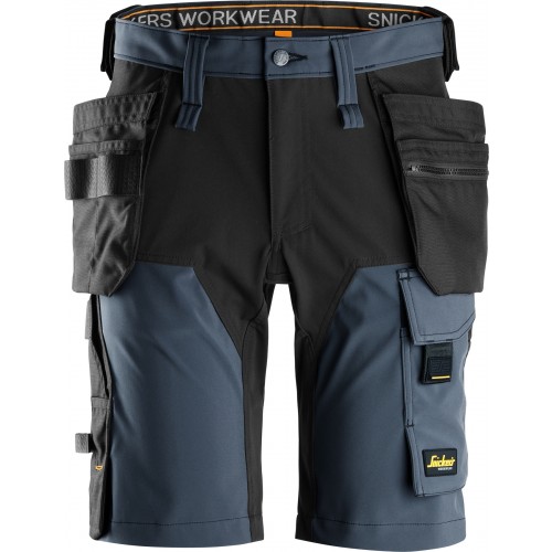 4-vägsstretchshorts med hölsterfickor