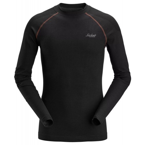 Seamless Base Layer Heat Regulating Wool Top