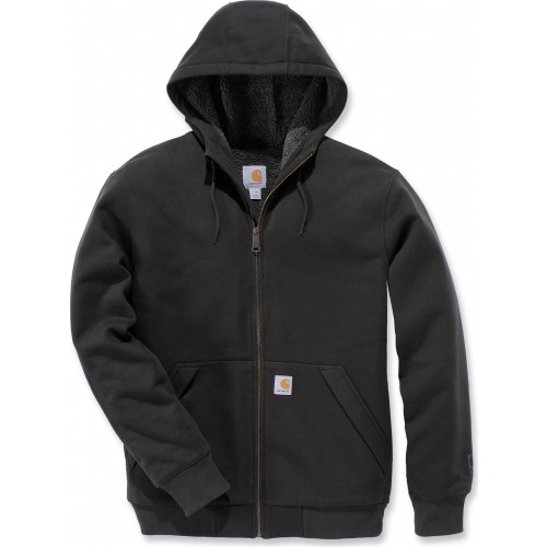 Sherpa-Lined Full Zip Hoodie