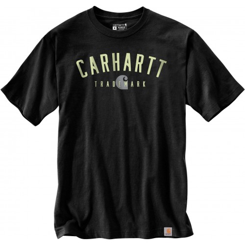Relaxed Fit Heavyweight Short-sleeve Trademark Graphic T-shirt