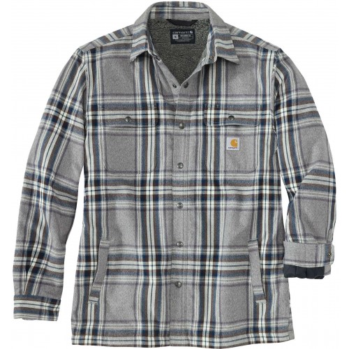 Flannel Sherpa Lined Shirt Jac