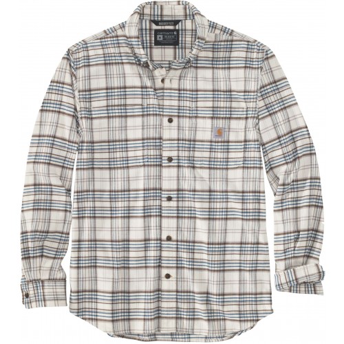 Midweight Flannel L/S Plaid Shirt