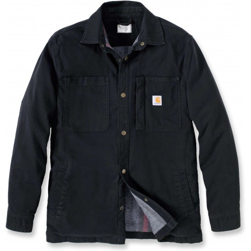 Carhartt canvas fleece fodrad skjortjacka