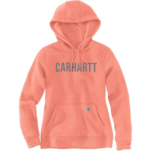 Women′s Relaxed Fit Sweatshirt with Carhartt Block Logo