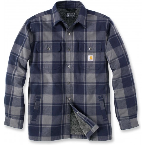 Flannel Sherpa-lined Shirt Jac