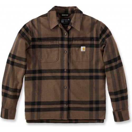 Midweight Flannel L/S Plaid Shirt - Women