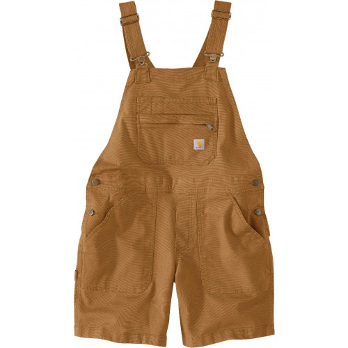 Women′s Relaxed Fit Stretch Canvas Shortall