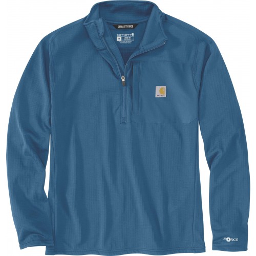 Carhartt Force Relaxed Fit Mock Neck Half-Zip T-Shirt