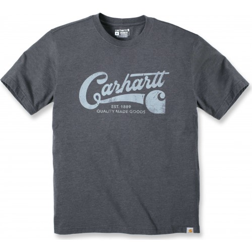 Relaxed Fit Lightweight Short-Sleeve Script Graphic T-Shirt