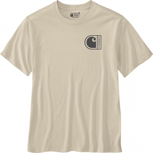 Relaxed Fit Lightweight Short-Sleeve C Graphic T-Shirt