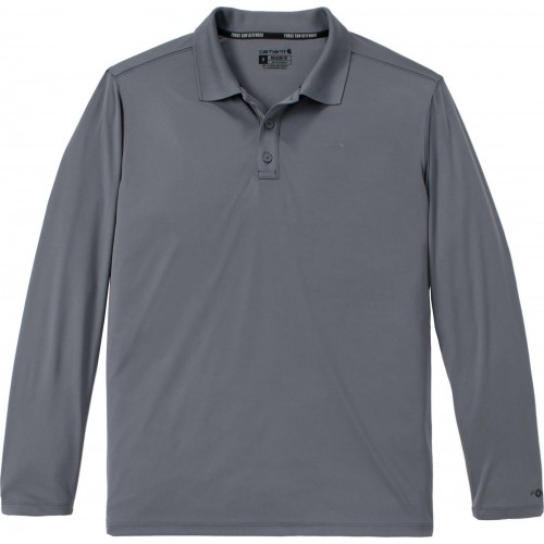 Carhartt Force Sun Defender™ Relaxed LS Logo Polo Shirt