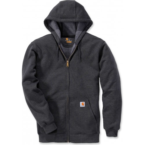 Midweight Hooded Zip Front Sweatshirt