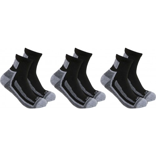 Carhartt Force™ Midweight Logo Low Cut Sock 3 Pairs