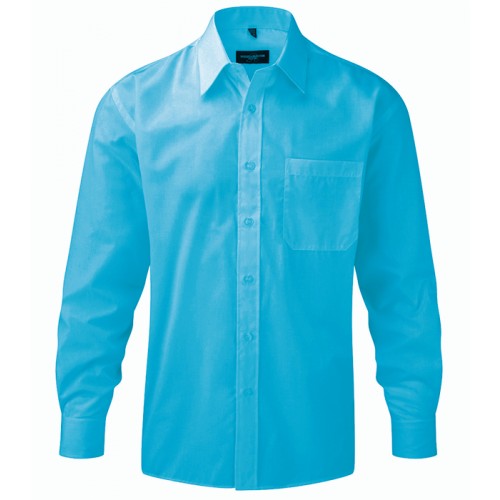 Mens Ls Poplin Shirt