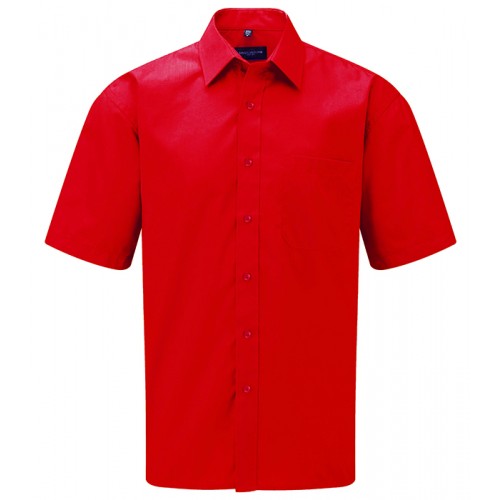 Mens Sh Sl Poplin Shirt